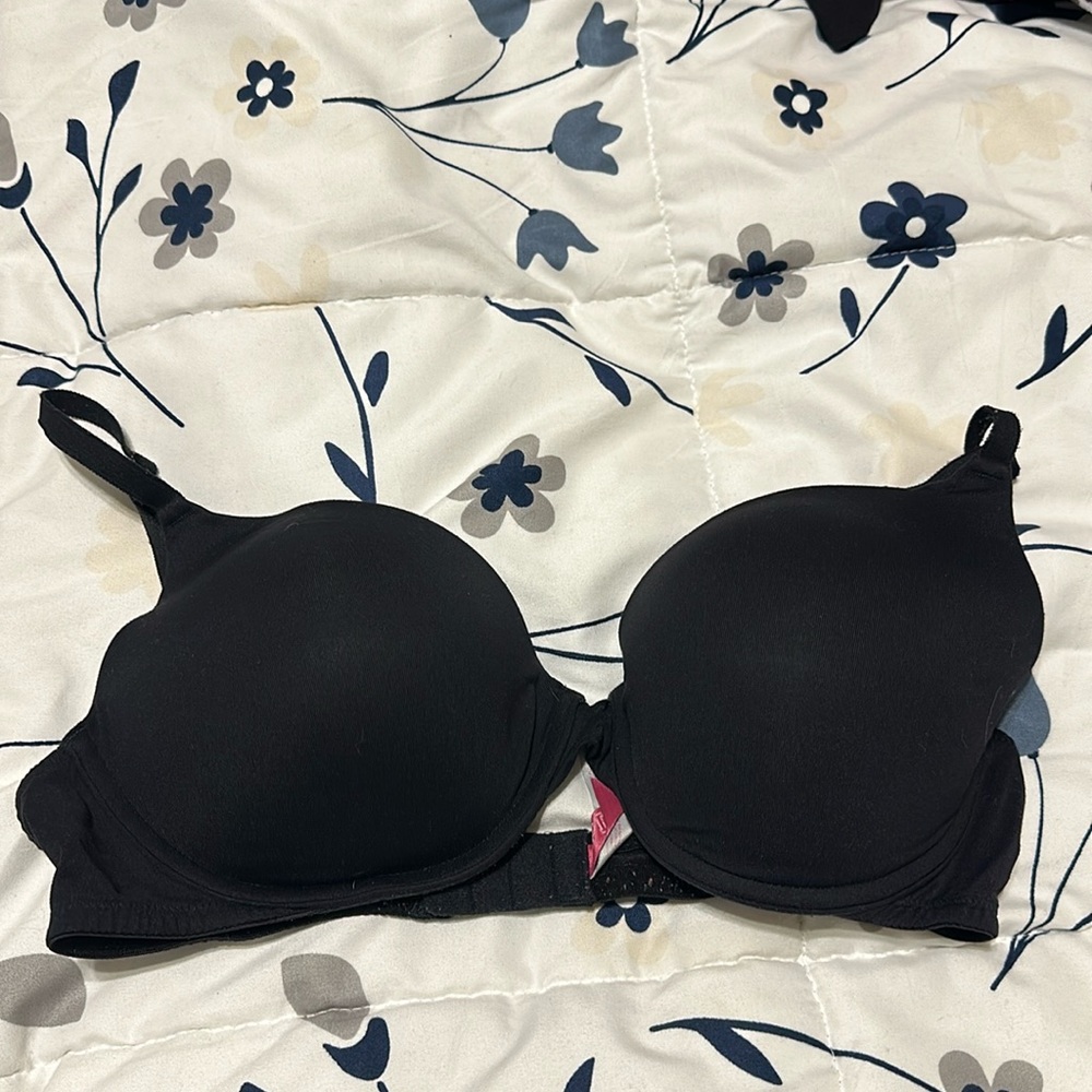 Pink push up bra